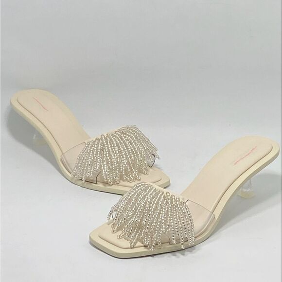 Cult Gaia Uma Beaded Mules size 37 - Picture 1 of 13